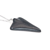 Black Pounamu Jet Plane Pendant