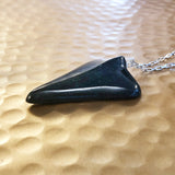 Black Pounamu Jet Plane Pendant