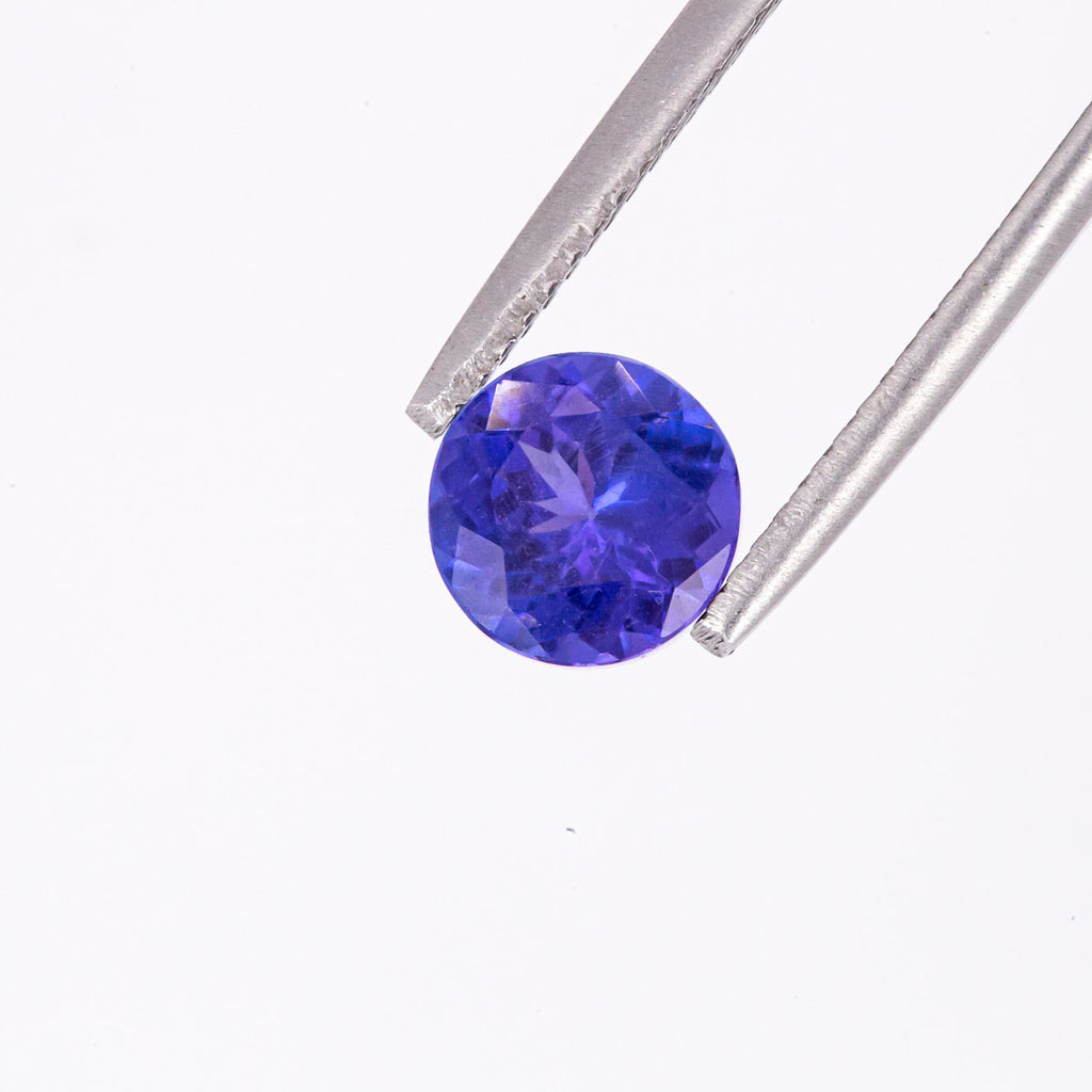 Bluebell Tanzanite Round faceted 1.37 carats
