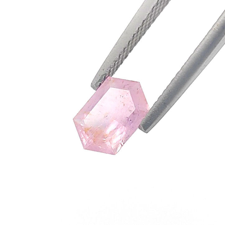 Candy Floss Pink Sapphire Hexagonal Mixed cut 1.42 carat