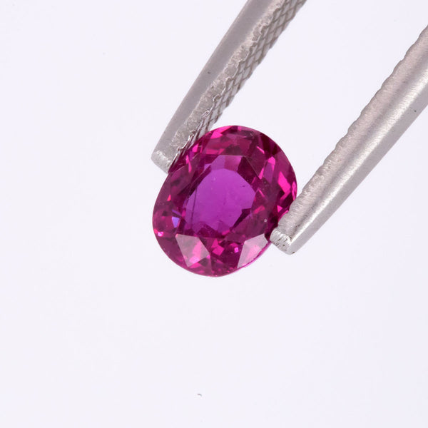 Crimson Pink Sapphire Oval cut 1.03 carats