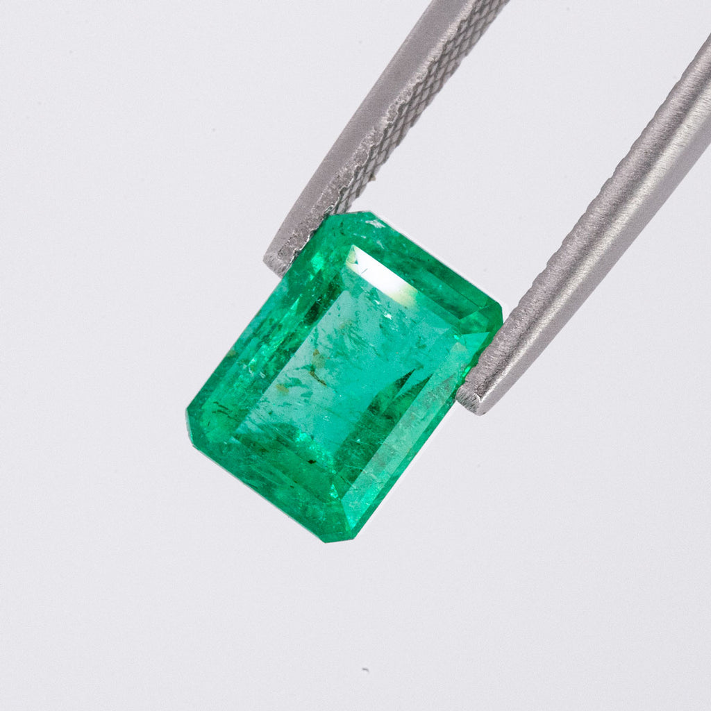 Vivid Green Emerald - Emerald cut 2.67 carats