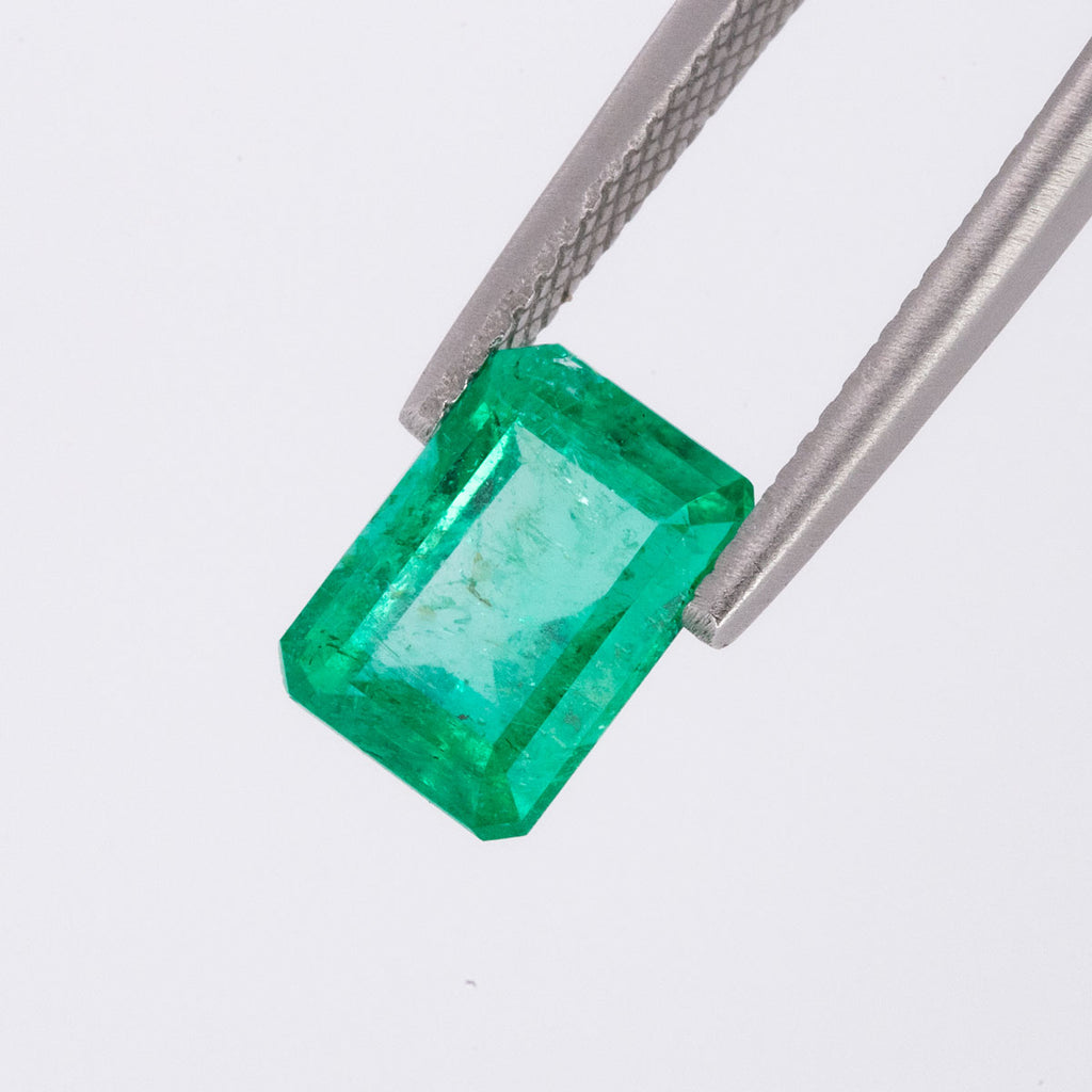 Vivid Green Emerald - Emerald cut 2.67 carats