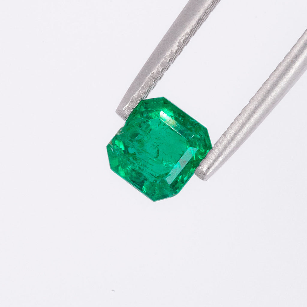 Rich Green Emerald - Emerald cut 1.04 carats