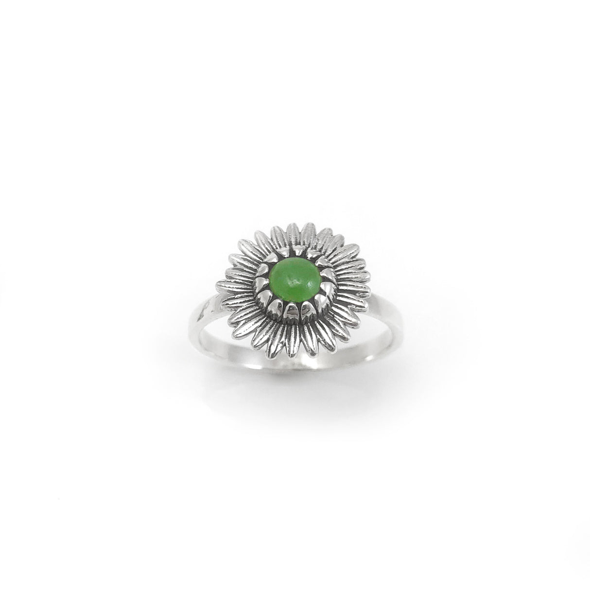 Pounamu Daisy ring