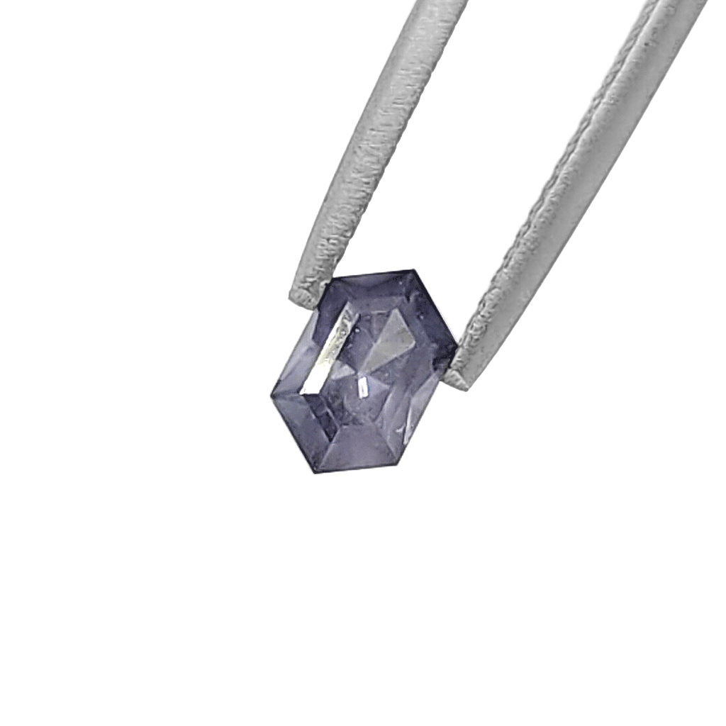 Dark Storm Sapphire Hexagonal cut 0.96 carat