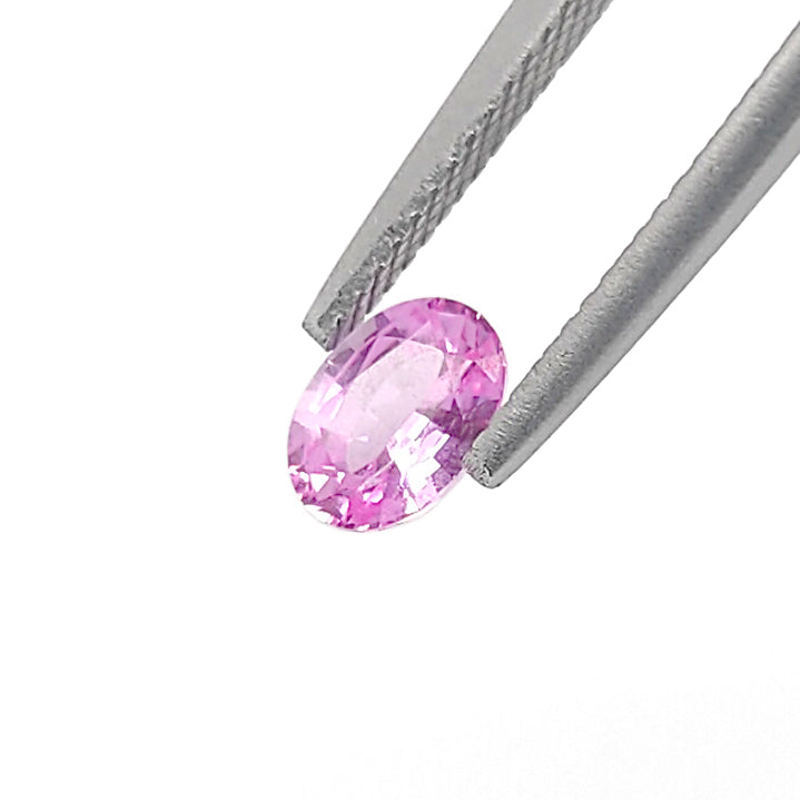Intense Pink Oval Sapphire Mixed cut 0.99 carat