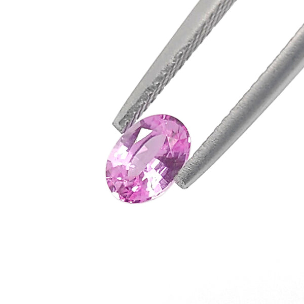 Intense Pink Oval Sapphire Mixed cut 0.99 carat