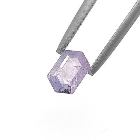 Lavender Salt and Pepper Sapphire Hexagonal cut 1.07 carats