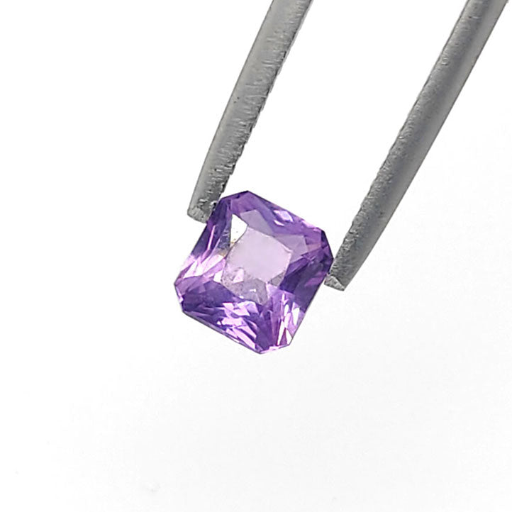 Mauve Sapphire Octagonal cut 1.07 carat