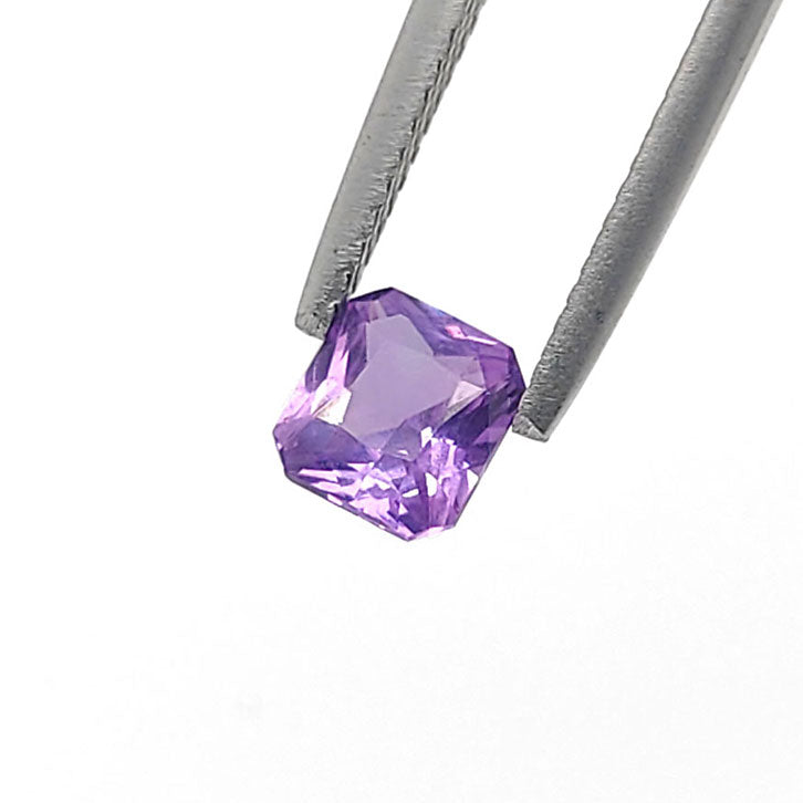 Mauve Sapphire Octagonal cut 1.07 carat