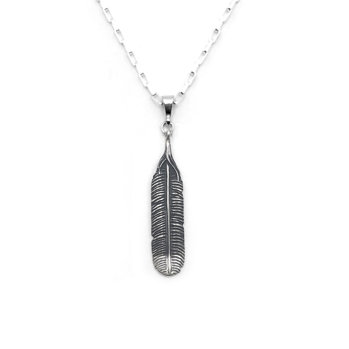 Mini Huia Feather Pendant