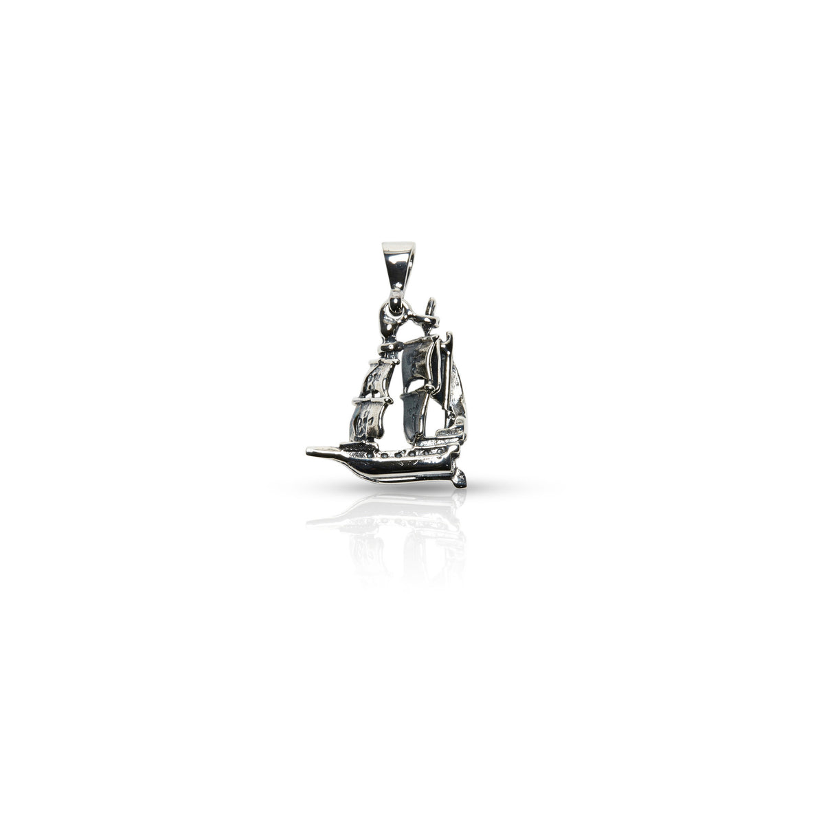 Stg Silver Galleon Charm