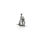 Stg Silver Galleon Charm