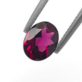 Deep Wine Pink Rhodolite Garnet Oval cut 2.6 carats