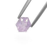 Pale Lavender Sapphire Hexagonal cut 1.5 carats