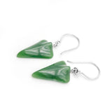 Pounamu Jet Plane Earrings