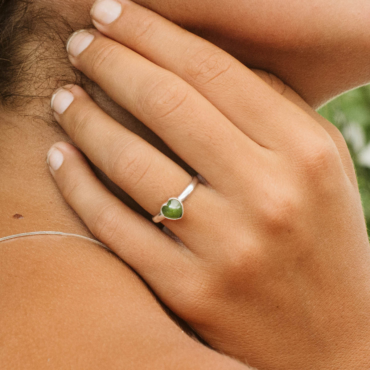 Pounamu Heart Ring