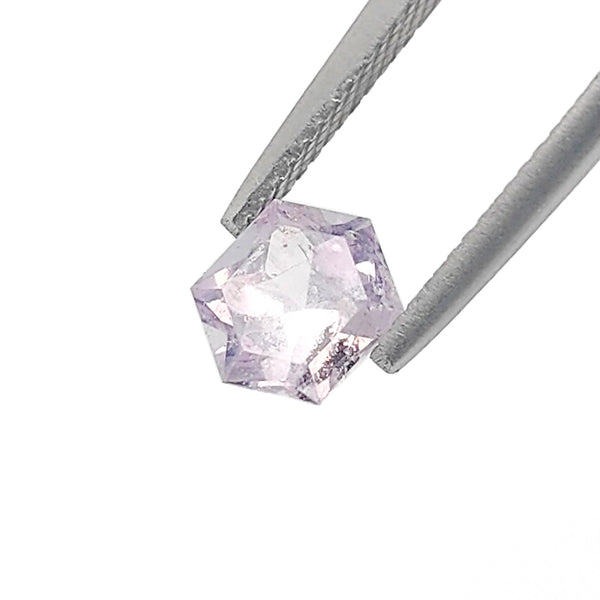 Soft Pink Lavender Sapphire Hexagonal Mixed cut 1.55 carat