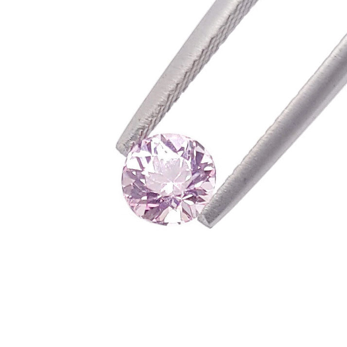 Soft Pink Sapphire Round Mixed cut 1.22 carat