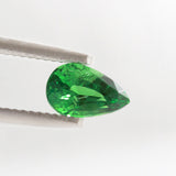 Sparkly Intense Green Tsavorite Pear cut 1.60 carat