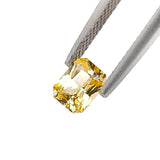 Light Yellow 'Bumble Bee' Sapphire Rectangular Mixed cut 1.08 carat